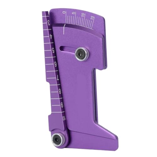 BritBolt Pyforme Metall -Aluminium -Einstellung Lineal kompatibel mit 1 10 -Skala RC Touring Car Drift Racing -Modellen(Purple) von BritBolt