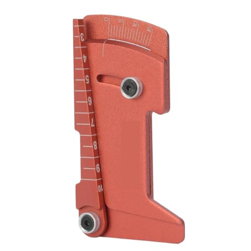 BritBolt Pyforme Metall -Aluminium -Einstellung Lineal kompatibel mit 1 10 -Skala RC Touring Car Drift Racing -Modellen(Red) von BritBolt