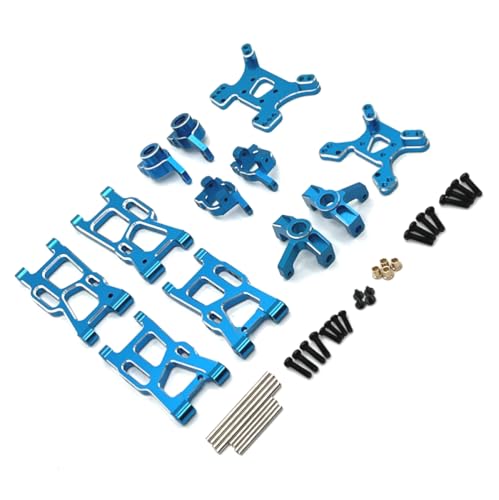 BritBolt RC -Auto -Metall -Upgrade -Teile, die mit 1/12 Skala Riaario -Modellen 124008 124016 124017 124018 124019 144001 144002 144010 Ersatzzubehör kompatibel sind(Blue) von BritBolt