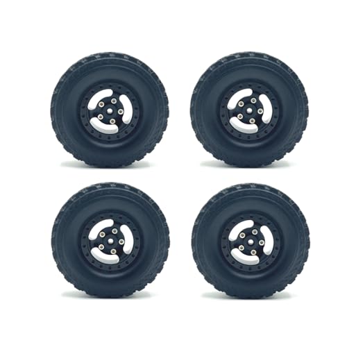 BritBolt RC -Auto -Metall -Upgrade -Teile 4WD -Radantriebs -Reifenklemme kompatibel mit MN 1/12 1/16 FY -Models Fernbedienungsfahrzeugzubehör(Black) von BritBolt