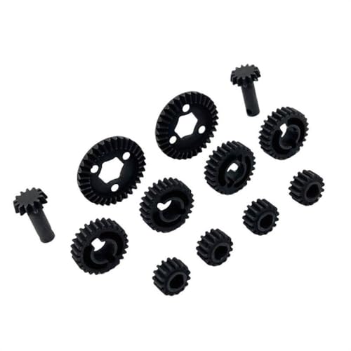 BritBolt RC -Auto -Metall -Upgrade -Teile vorne Hinterachet Tür- und Achsabdeckungs Zahnradkompatibel mit H12Y H12Y+ Models Ersatzzubehör von BritBolt