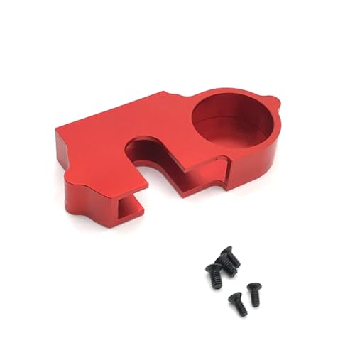 BritBolt RC -Autogetriebe Staubabdeckung Metall -Upgrade -Teile mit 144010 144001 02 124017 16 18 124019 Models Fernbedienungsfahrzeugzubehör(Red) von BritBolt