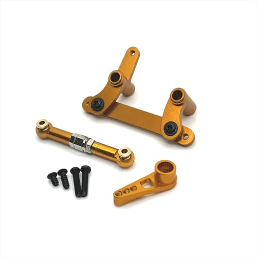 BritBolt RC -Autokomponenten -Metall -Metall -Upgrade -Teile mit 1 16 -Skala -Full -Serie C8805 Fernbedienungsfahrzeugzubehör kompatibel(Yellow) von BritBolt