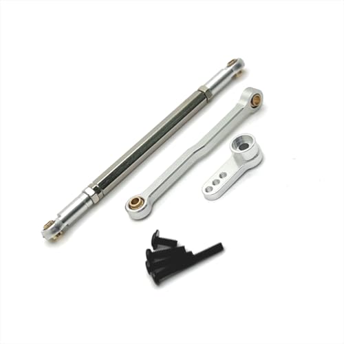 BritBolt RC -Autolenker -Servo -Armmetall -Upgrade -Teile mit MN168 MN82 MN78 D91 D96 MN99S Fernbedienungsfahrzeuge(Silver) von BritBolt