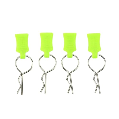 BritBolt RC Car Body Shell Clip Clip Pin mit Montageklassen Ersatz -Zubehör -Teilen kompatibel mit 1/5 1/8 RC Tracked Vehicles(Green) von BritBolt