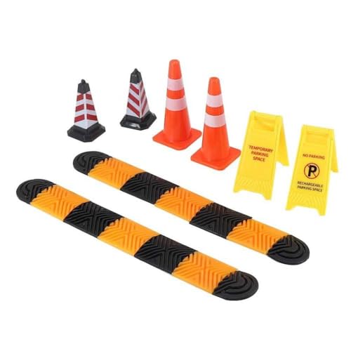 BritBolt RC Car Speed Bump Roadblock -Verkehrszeichen Dekoration kompatibel mit 1 18 1 24 Skalierungsmodelle SCX24 MN Serie Crawler Car Accessoires BritBolt RC Car Speed Bump Roadblock -Verkehrszeichen Dekoration kompatibel mit 1 18 1 24 Skalierungsmodelle SCX24 MN Serie Crawler Car Accessoires von BritBolt