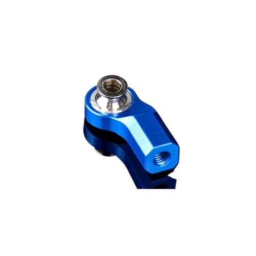 BritBolt RC Model Car Ball Gelenk Pull Stange Head Metal M3 für 1/10 1/8 Buggy Crawler Upgrade Teile kompatibel mit verschiedenen Fernbedienungsfahrzeugen(Blue) von BritBolt