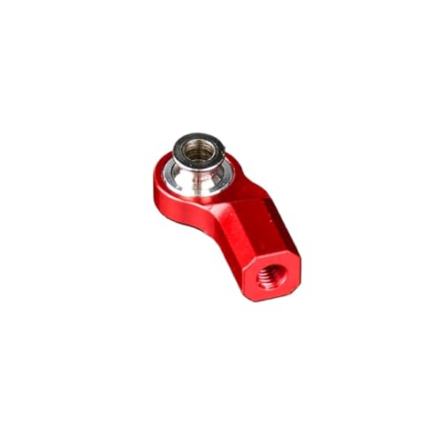 BritBolt RC Model Car Ball Gelenk Pull Stange Head Metal M3 für 1/10 1/8 Buggy Crawler Upgrade Teile kompatibel mit verschiedenen Fernbedienungsfahrzeugen(Red) von BritBolt