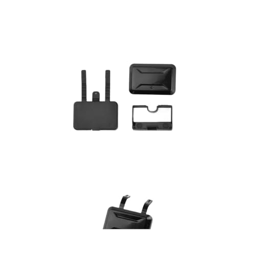 BritBolt SCX24 Body Upgrade Teile Seitenfenster-Rucksack und Side Toolbox-Box kompatibel mit 1/18 1/24 1/12 Skala RC-Modelle Option Zubehör #18R006-W/R/B(Black) von BritBolt