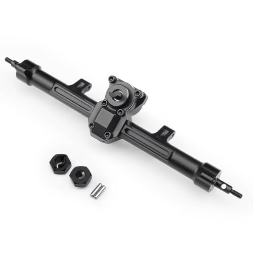 BritBolt SCX24 Compatible Aluminium vorderen Heck -Portalachse mit mittlerer Achse 6x6 Upgrade -Teile für 1 24 RC -Crawler -Autos im Maßstab(Middle Axle) von BritBolt