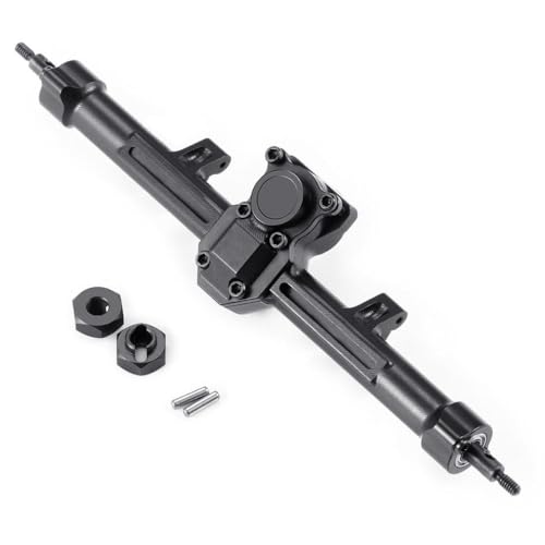 BritBolt SCX24 Compatible Aluminium vorderen Heck -Portalachse mit mittlerer Achse 6x6 Upgrade -Teile für 1 24 RC -Crawler -Autos im Maßstab(Rear Axle) von BritBolt