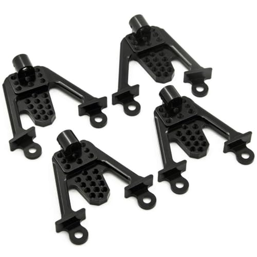 BritBolt Stoßdämpfer vorne nach hinten für 1 10 Skala RC Crawler Upgrade -Teile kompatibel mit Dingo Honcho Models Mount Post Lift Stoßdämpfer Türme(Black) von BritBolt
