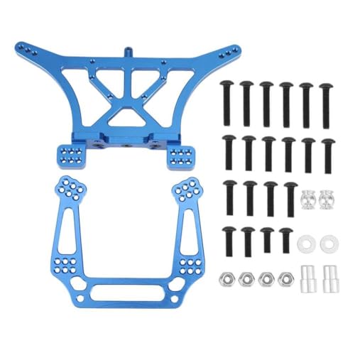 BritBolt Stoßturm vorne und hinter Metall 3638 3639 kompatibel mit 1 10 Skala 2WD VXL Style RC -Teile(Blue) von BritBolt