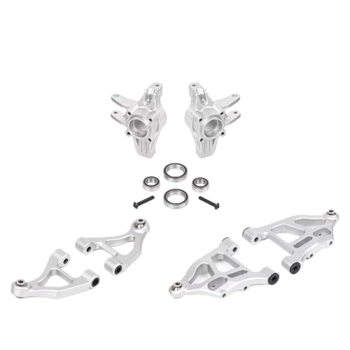BritBolt Traktion Hobby kompatible Metallschwung Arm Basis C -Chassis für 1/8 -Skala RC -Modell Crawler Cars passt Tank300 F150 und ähnliche Modelle(Front Suspension Set) von BritBolt