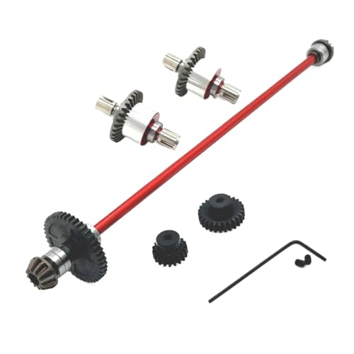 BritBolt Upgrade Teil des Metallübertragungsbaugruppes kompatibel mit RC Cars Model 124016 124017 124018 124019 124007 124008(Red) von BritBolt