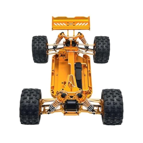 BritBolt Verbesserte Metallauto -Rahmen -Teile kompatibel mit RC -Modellen 144001 144002 144010 144016 144018 Ersatzzubehör für Fernbedienungsautos(Yellow) von BritBolt