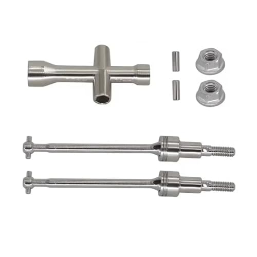 Bürstenloser 16101 Pro 16102 Pro 16103 Pro Metallantriebswelle Hunde -Bone -Upgrade -Teile für 1 16 Skala RC -Autos vorderen Hinterachse, kompatibel mit verschiedenen Modellen(Front) von BritBolt