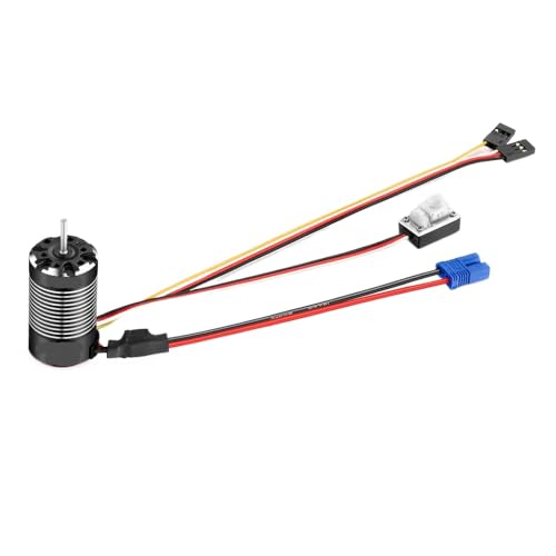 Quicrun Mini16 30a 3000kV bürstenlose senserte wasserdichte Motor ESC 2 in 1 Kombination für 1 16 1 18 Skala RC -Fahrzeuge, die mit RC -Autos und Crawler kompatibel sind von BritBolt