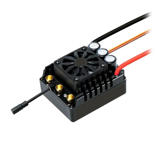 XC E6 200A 3-8S Lipo-sensorierte bürstenlose ESC-kompatibel mit 1 6-Skala-RC-Modellautos und Buggies Accessoire von BritBolt