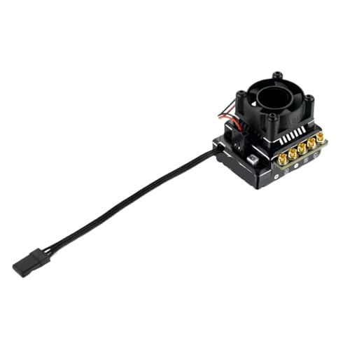 XR10 Pro 1s 120A bürstener sensorierter ESC für 1 12 -Skala -RC auf Straßenautos kompatibel mit verschiedenen 1S -Lipo -Modellen Hochleistungs -Elektronik -Geschwindigkeits -Controller von BritBolt