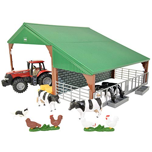 Britains 1:32 Bauernhof-Set mit Case Traktor Spielzeug, sammelbares Farm-Set-Spielzeug für Kinder, Spielzeugtraktor kompatibel mit Bauernhofspielzeug im Maßstab 1:32, für Sammler & Kinder ab 3 Jahren Britains 1:32 Bauernhof-Set mit Case Traktor Spielzeug, sammelbares Farm-Set-Spielzeug für Kinder, Spielzeugtraktor kompatibel mit Bauernhofspielzeug im Maßstab 1:32, für Sammler & Kinder ab 3 Jahren von Britains