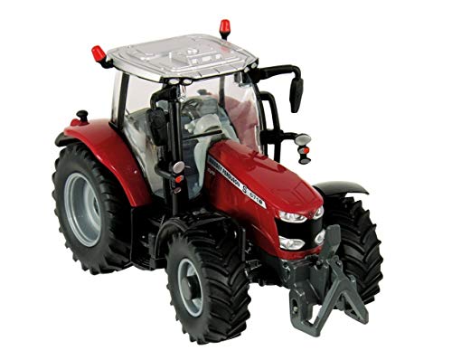Britains Massey Ferguson 6718S Traktor, Schiebe Spielzeug aus hochwertigem Material, interaktives Push Toys Spielzeug für Kleinkinder ab 3 Jahren und Fans von originalgetreuen Nachbildungen, Rot von Britains
