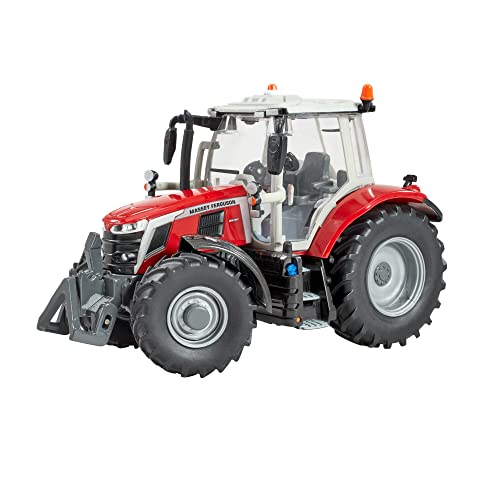 Massey Ferguson 6S.180 Traktorspielzeug, Bauernhofspielzeug für Kinder, Massey Ferguson Traktor, kompatibel mit Bauernhoftieren und Spielzeug im Maßstab 1:32, für Sammler & Kinder ab 3 Jahren von Britains