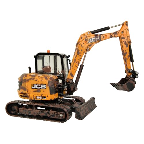 Britains Muddy JCB Midi-Bagger, Traktor und Farm Spielzeug aus hochwertigem Druckguss-Metall und Plastik, interaktives Spielzeug für Kleinkinder ab 3 Jahren und Fans originalgetreuer Modelle 43279 Britains Muddy JCB Midi-Bagger, Traktor und Farm Spielzeug aus hochwertigem Druckguss-Metall und Plastik, interaktives Spielzeug für Kleinkinder ab 3 Jahren und Fans originalgetreuer Modelle 43279 von Britains