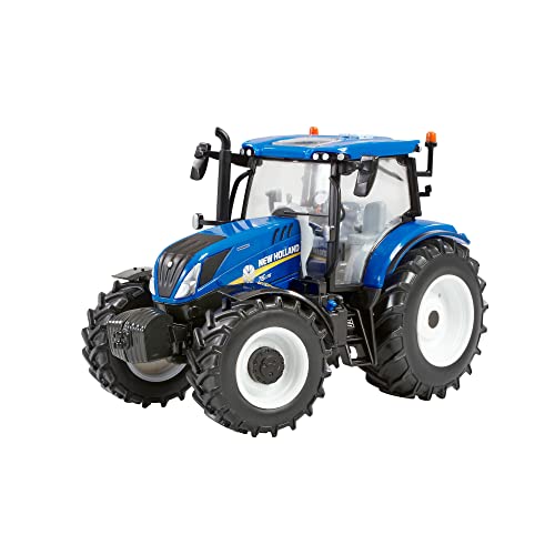 New Holland T6.175 Blue Power Traktor Nachbau, Traktor Replikat kompatibel mit Bauernhoftieren und -Spielzeug im Maßstab 1:32, geeignet für Sammler & Kinder ab 3 Jahren von Britains