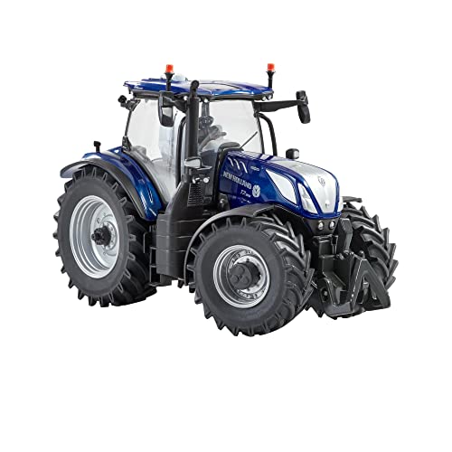 New Holland T7.300 Blue Power Traktor Nachbau, Traktor Replikat kompatibel mit Bauernhoftieren und -Spielzeug im Maßstab 1:32, geeignet für Sammler & Kinder ab 3 Jahren von Britains