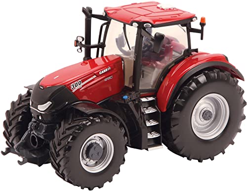 TOMY Britains - Case IH 300 CVX - Kinder Traktor mit höhenverstellbarer Heckhydraulik und lenkbarer Vorderachse - hochwertiger Traktor für Kinder ab 3 Jahre von Britains