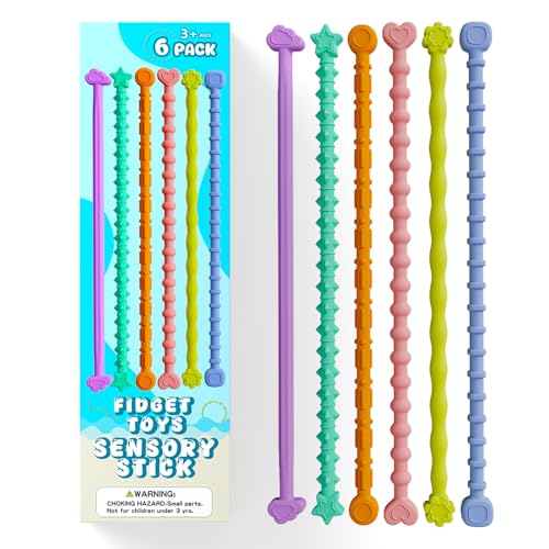 Britik 6 Pack Sensorik Stick Fidget Toys Sensory Spielzeug für ADHS Britik 6 Pack Sensorik Stick Fidget Toys Sensory Spielzeug für ADHS von Britik