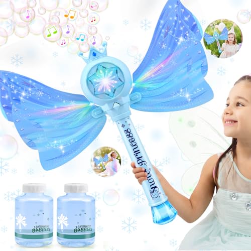 Britik Spielzeug 3-8 Jahre Kinder: Seifenblasenmaschine Spielzeug für Mädchen Geschenke ab 3 4 5 6 7 8 Kinder Geburtstag 3-8 Jahre Zauberstab Seifenblasenstab mit Licht Musik Hochzeit Party-Blau Britik Spielzeug 3-8 Jahre Kinder: Seifenblasenmaschine Spielzeug für Mädchen Geschenke ab 3 4 5 6 7 8 Kinder Geburtstag 3-8 Jahre Zauberstab Seifenblasenstab mit Licht Musik Hochzeit Party-Blau von Britik