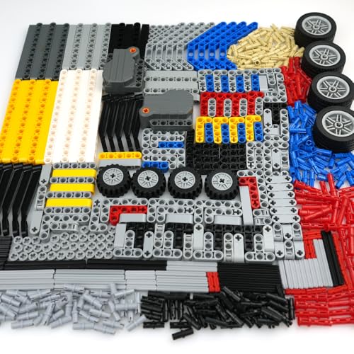 Technic ersatzteile, Technische Teile Sets, Pull Back Motor Kreuzstangen Achsen Pins Stecker Verbinder Liftarms,Stopper klein, kompatibel mit große Marke, Spielzeug für Kinder, Jungen und Mädchen Technic ersatzteile, Technische Teile Sets, Pull Back Motor Kreuzstangen Achsen Pins Stecker Verbinder Liftarms,Stopper klein, kompatibel mit große Marke, Spielzeug für Kinder, Jungen und Mädchen von BroTex