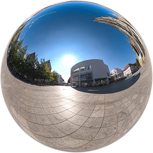 SPIEGEL SILBER Kugel MIRROR BALL PVC BALON PROFI 0,4m von Brokatove
