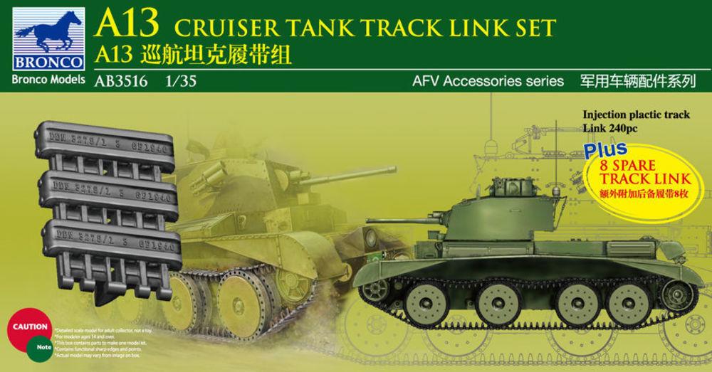 A13 Cruiser Tank MK.III Track Link Set A13 Cruiser Tank MK.III Track Link Set von Bronco Models
