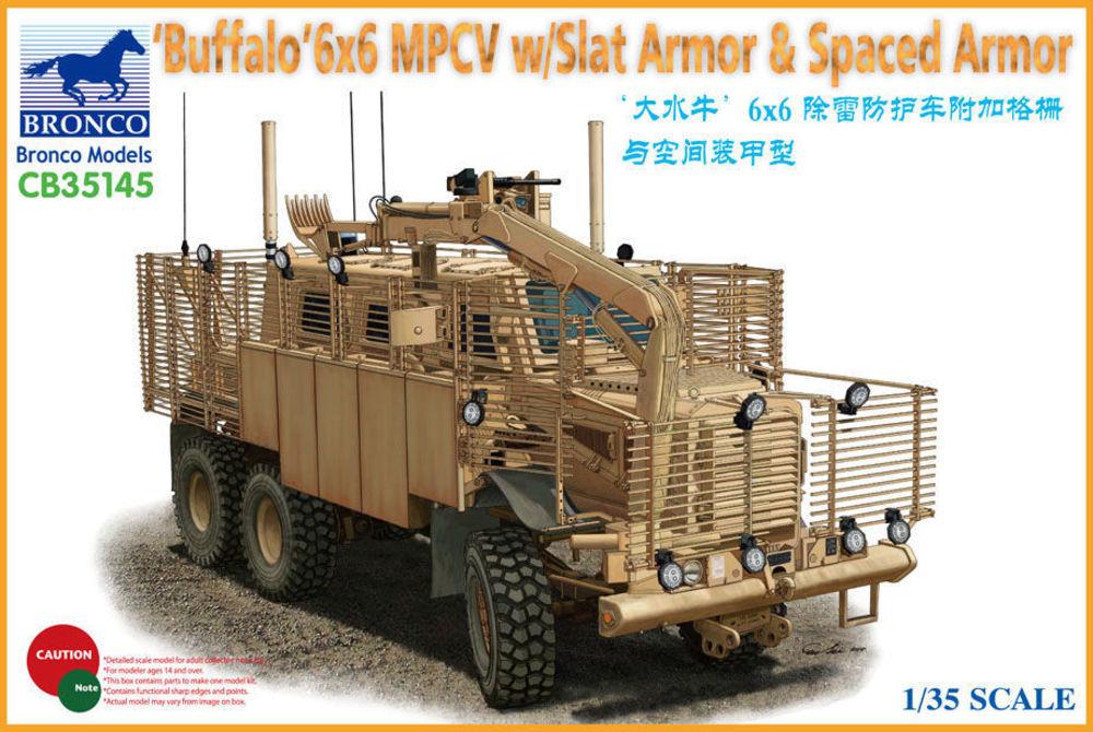 BUFFALO 6x6 MPCV w/Slat Armor & Spaced Armor Version BUFFALO 6x6 MPCV w/Slat Armor & Spaced Armor Version von Bronco Models
