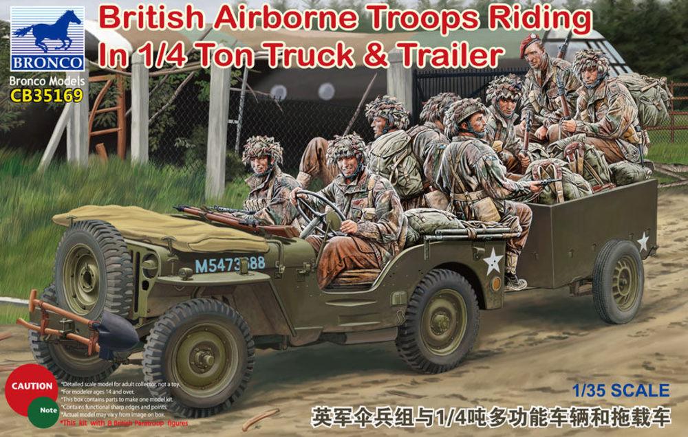 British Airborne Troops Riding In 1/4Ton Truck & Trailer British Airborne Troops Riding In 1/4Ton Truck & Trailer von Bronco Models