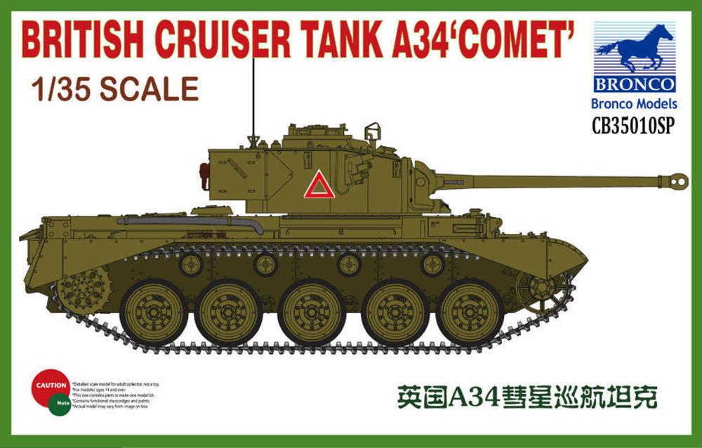 British Cruiser Tank A34 COMET British Cruiser Tank A34 COMET von Bronco Models