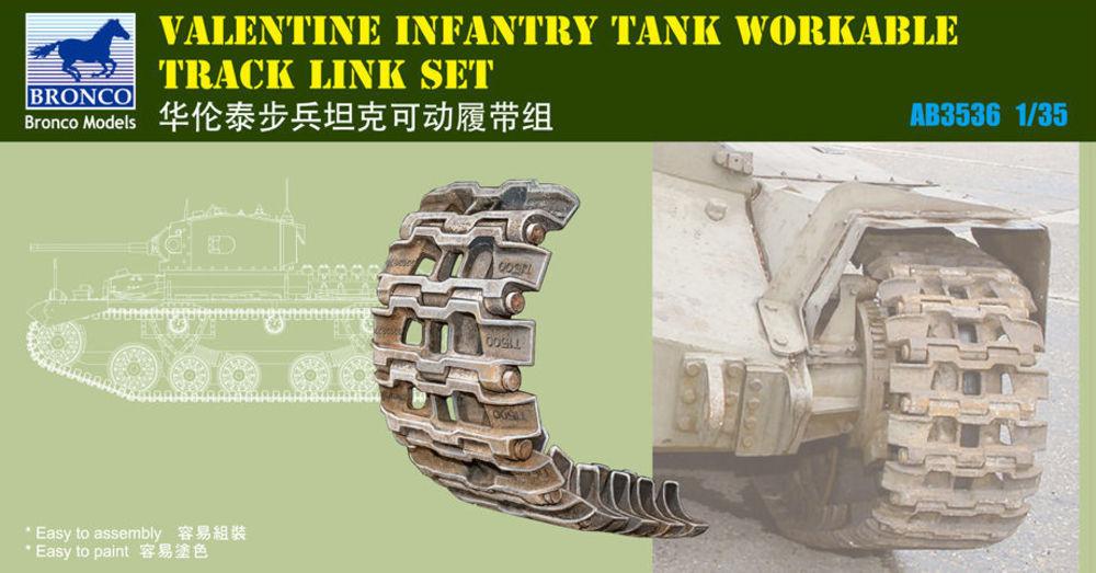 British Valentine Tank Workable Track Li Link Set British Valentine Tank Workable Track Li Link Set von Bronco Models