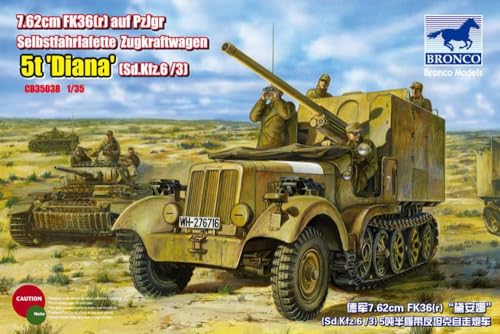 Bronco CB35038-1/35 FK36 auf Panzerjäger selbstfahrlafette Zugkraftwagen, 7.62 cm Bronco CB35038-1/35 FK36 auf Panzerjäger selbstfahrlafette Zugkraftwagen, 7.62 cm von Bronco Models