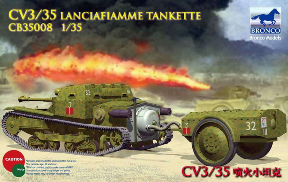 CV L3/35 Lanciafiamme Tankette CV L3/35 Lanciafiamme Tankette von Bronco Models