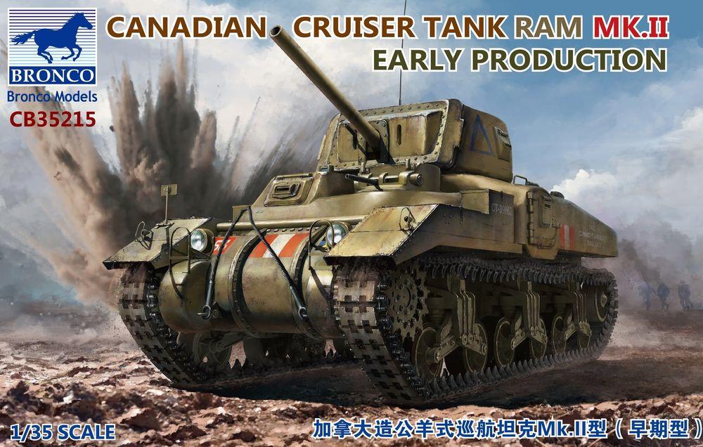 Canadian Cruiser Tank Ram MK.II Early Produktion Canadian Cruiser Tank Ram MK.II Early Produktion von Bronco Models