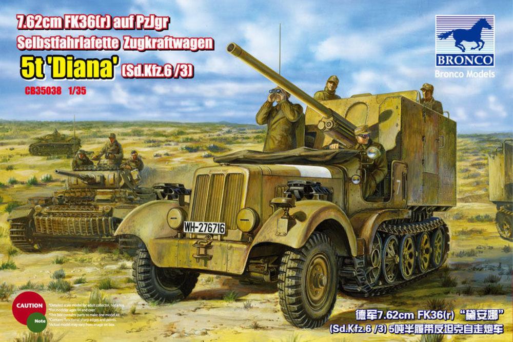 German SdKfz 6 5t Diana German SdKfz 6 5t Diana von Bronco Models