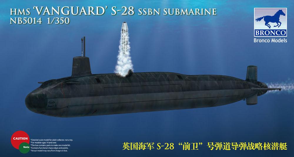HMS-28 Vanguard SSBN Submarine HMS-28 Vanguard SSBN Submarine von Bronco Models