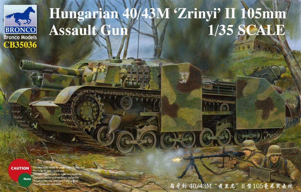 Hungarian 40/43M ´Zyrinyi´ II 105mm Hungarian 40/43M ´Zyrinyi´ II 105mm von Bronco Models