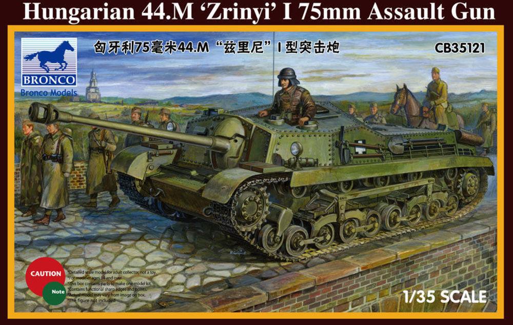 Hungarian 75mm Assault Gun 44.M Zrinyi I Hungarian 75mm Assault Gun 44.M Zrinyi I von Bronco Models
