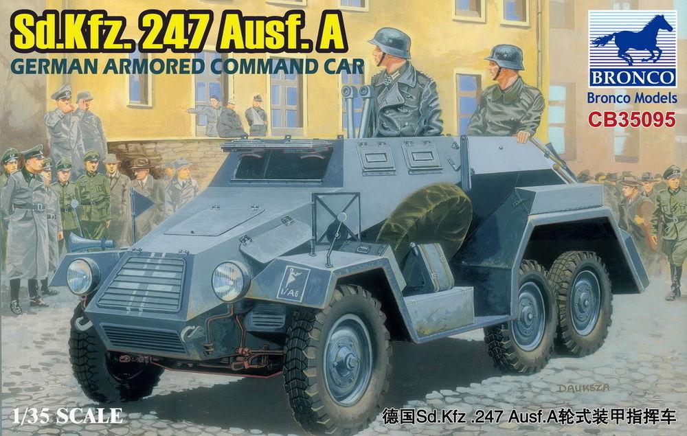 Sd.Kfz.247 Ausf.A.German Armored Command Car Sd.Kfz.247 Ausf.A.German Armored Command Car von Bronco Models