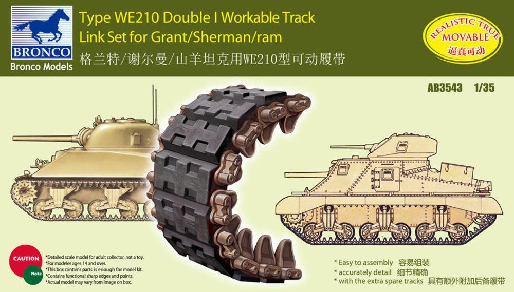 Sherman Double I Workable Track Link Set Sherman Double I Workable Track Link Set von Bronco Models