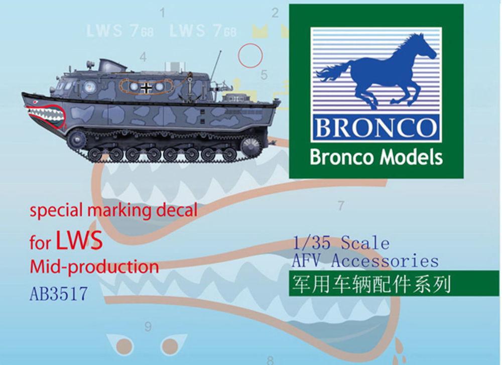 Special Marking Decal for LWS Mid-Produk Special Marking Decal for LWS Mid-Produk von Bronco Models